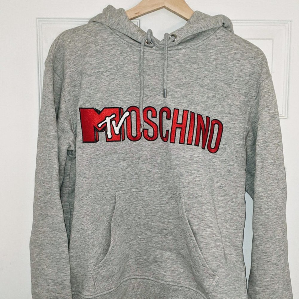 Moschino for H&M rare MTV hoodie 2018 collab